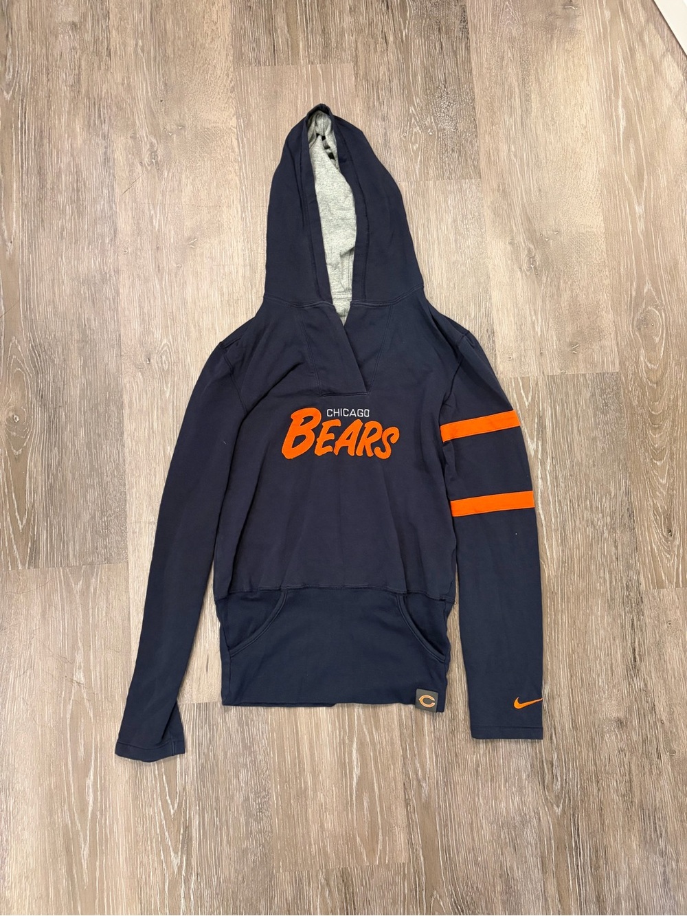 Chicago Bears Navy & Orange Pullover Hoodie